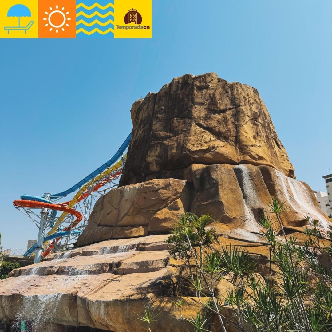 カルダス・ノバス Piazza Com Acesso Ao Acqua Park - Gustavoアパートホテル エクステリア 写真